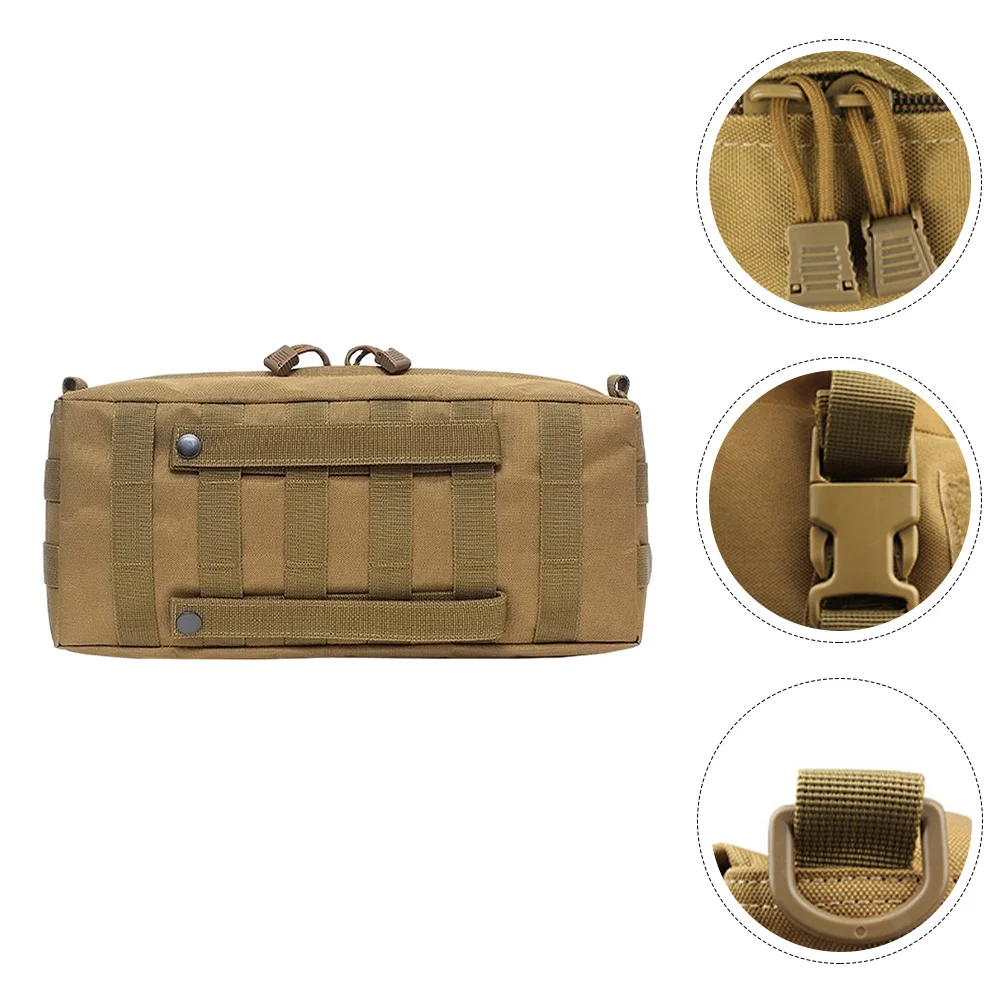 

Large Capacity Outdoor Camping Bag Wear-Resistant Nylon Travel Backpack Crossbody Pouch for Climbing Fishing Military Games