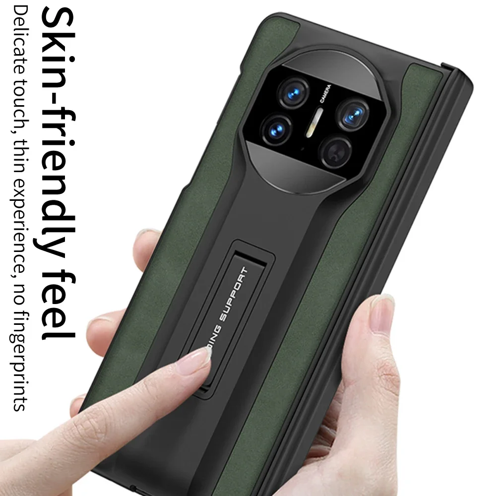 GKK Original Case For Huawei Mate X5 Frosted Leather Case Magnetic Hinge Screen Glass Protective Holder Cover Huawei Mate X3