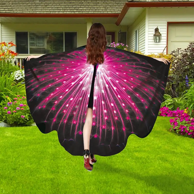 Butterfly Wings Shawl Fairy Dress Costume Halloween Party Carnival Costumes Butterfly Wings Halloween Fancy Dress Party Cosplay