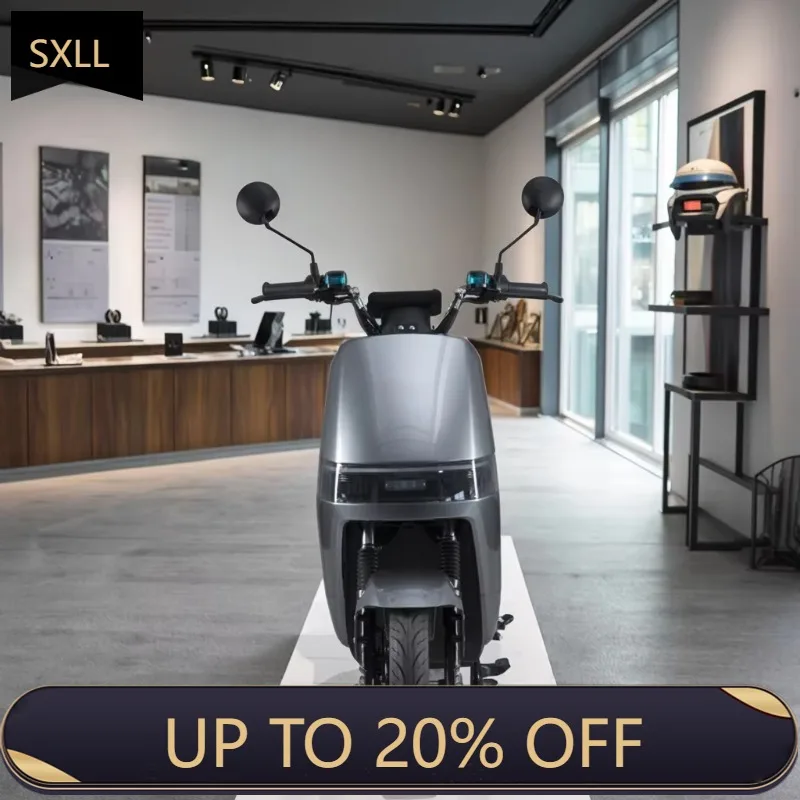 

SXLL Sports bike 2000 watts electric moped new conditions grey 1000 watts motor 72v lithium 48V 80 km/h maximum travel EEC certi