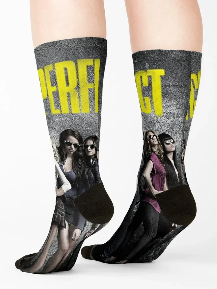 Pitch Perfect Film Comedy Socks calzini da ragazza hiphop alla caviglia da uomo