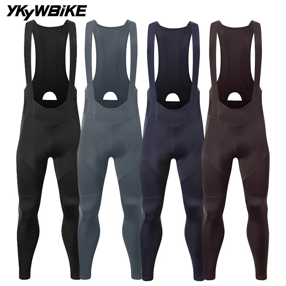 YKYW Spring Autumn Men Cycling Bib Long Pants Bicycle Male Tights MTB Bike Pants Pro Team Riding Race Cycling Sports Clothing