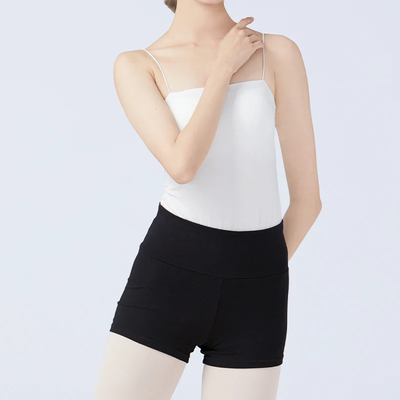 Women Ballet Dance Shorts Girls Black Full Cotton Professional Lady Leggings Boxer Pants for Dancing