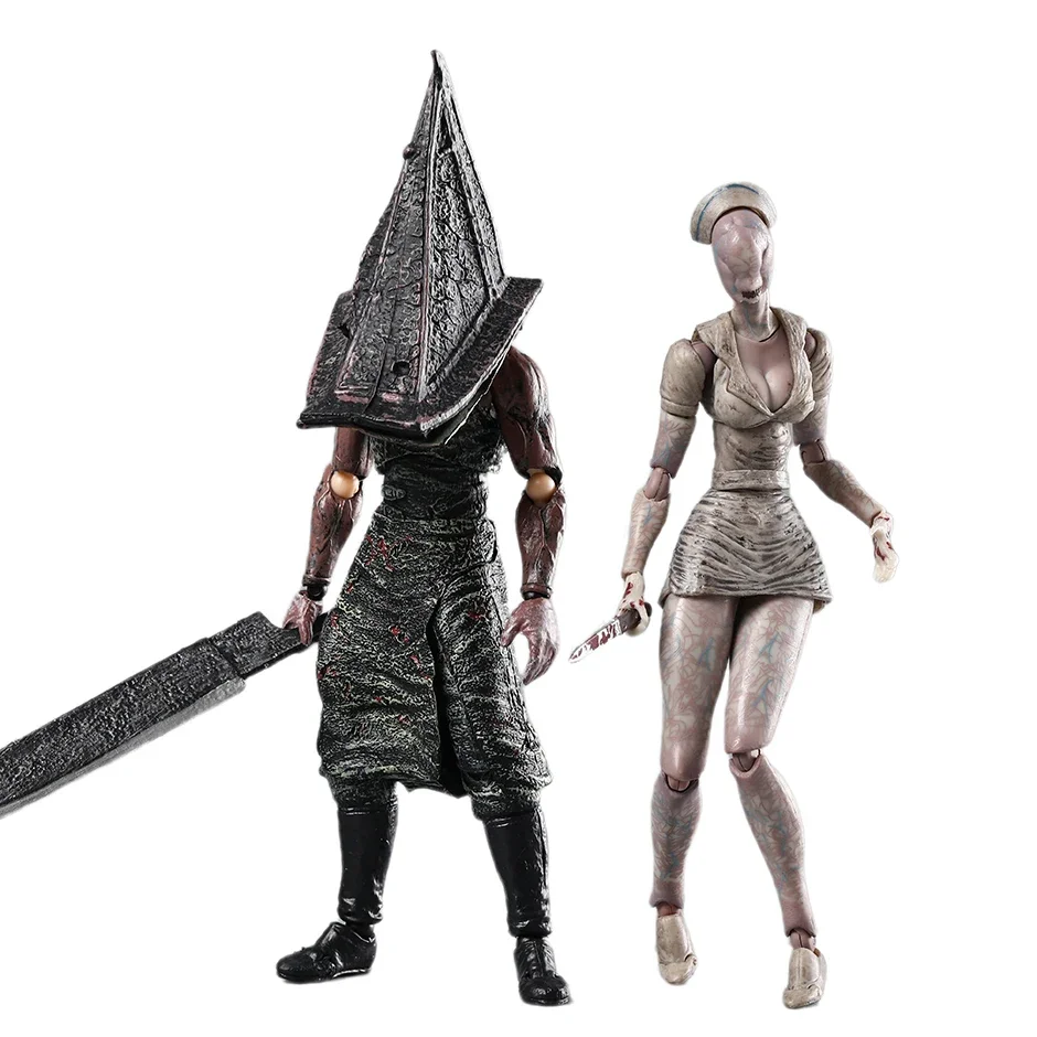 Figma SP-061 Silent Hill Bubble Head Nurse / Red Pyramid Thing PVC Figure Action Figurine Collectible Model Toy