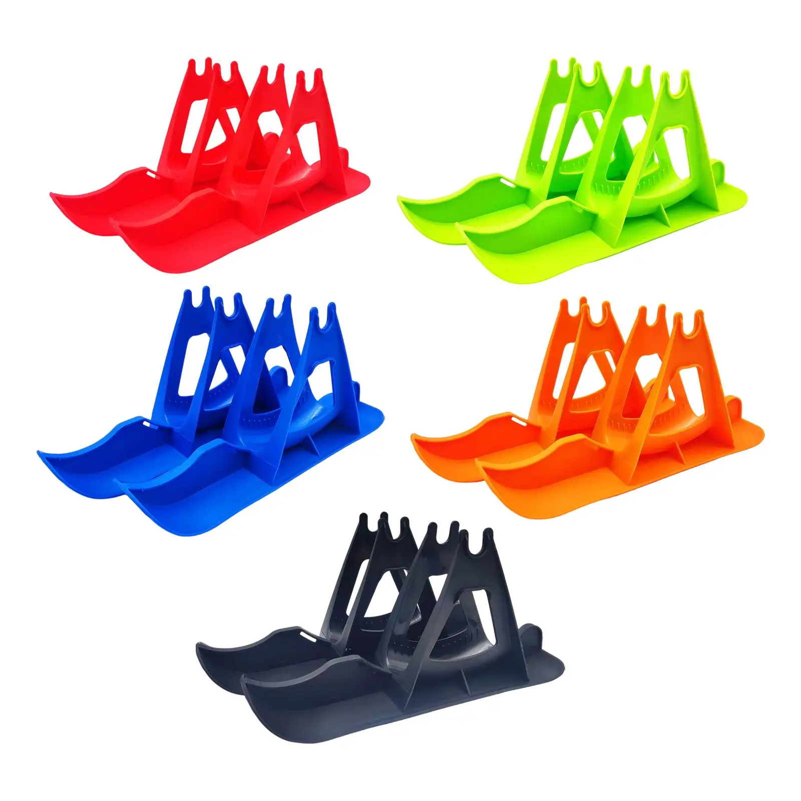 

Snow Skis Set Snow Board Kit Stable 12 inch Universal Winter Sledge Board Attachment Bicycle Skiing Sled for Golf Push Carts