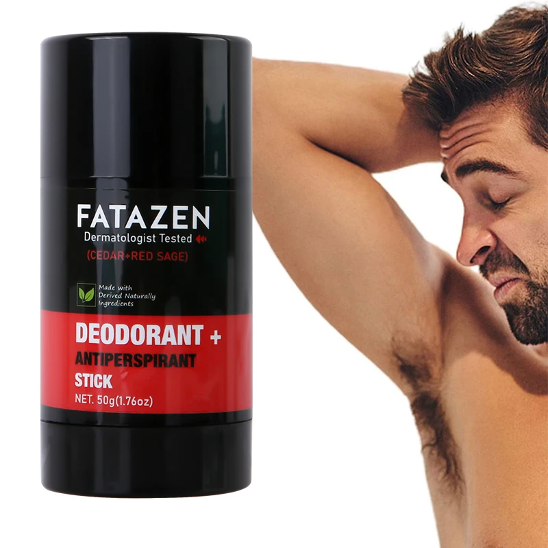 

50g Cedar Red Sage Scented Deodorant Stick Men Women Long Lasting Deodorant Daily Use for Gym & Dating & Summer Outdoor