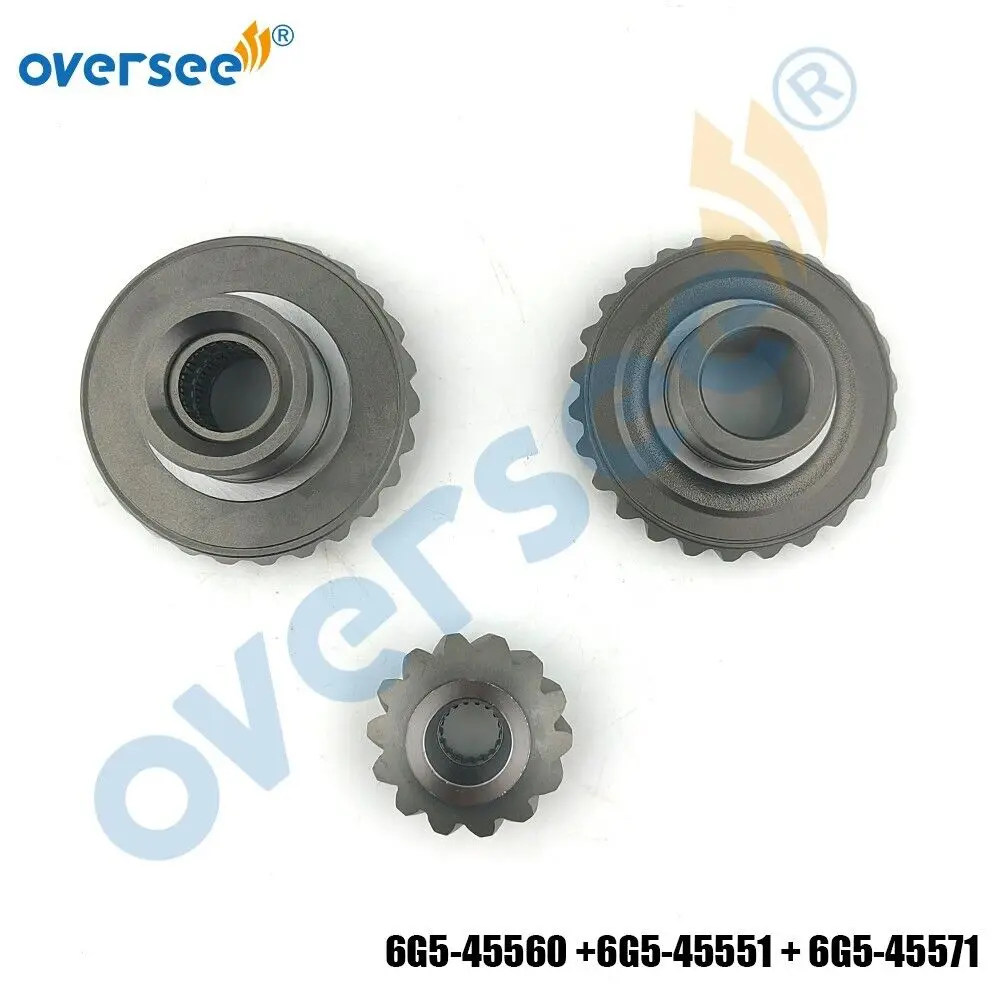 Oversee 6G5 Gear Set For Yamaha Outboard 2/4T 150HP 175HP 200HP 6G5-45560 -45551 -45571