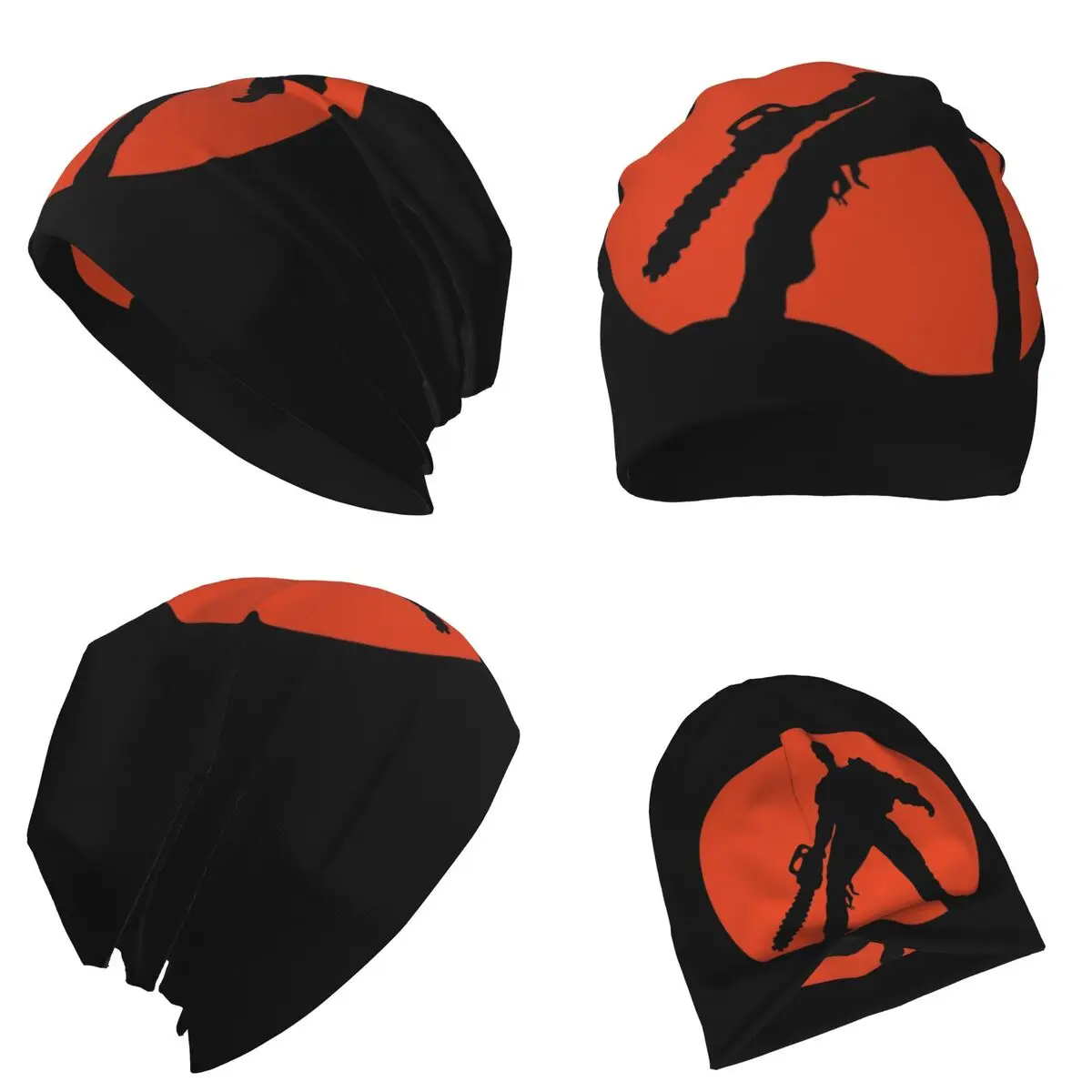 الرماد مقابل الشر الميت (الأحمر) قبعة محبوكة دافئة الهيب هوب بونيه قبعة الخريف الشتاء في الهواء الطلق قبعات حريمي للرجال النساء الكبار