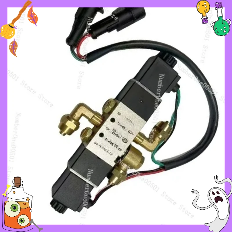 

TG2512-06 Bus Door Solenoid Valve for Coach School Bus 2 Pin