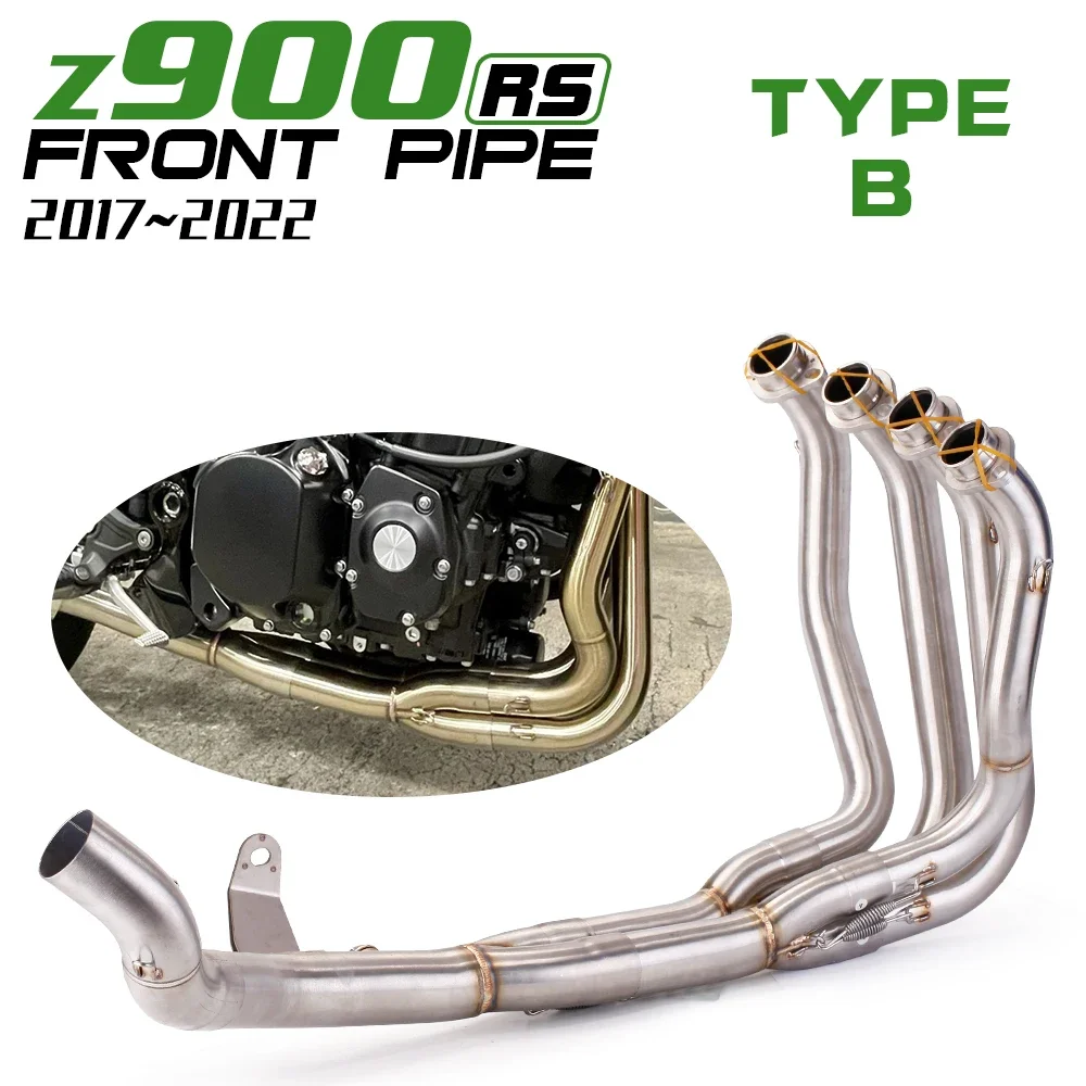 motorcycle full exhaust system for Z900RS bend pipe 2017~2020