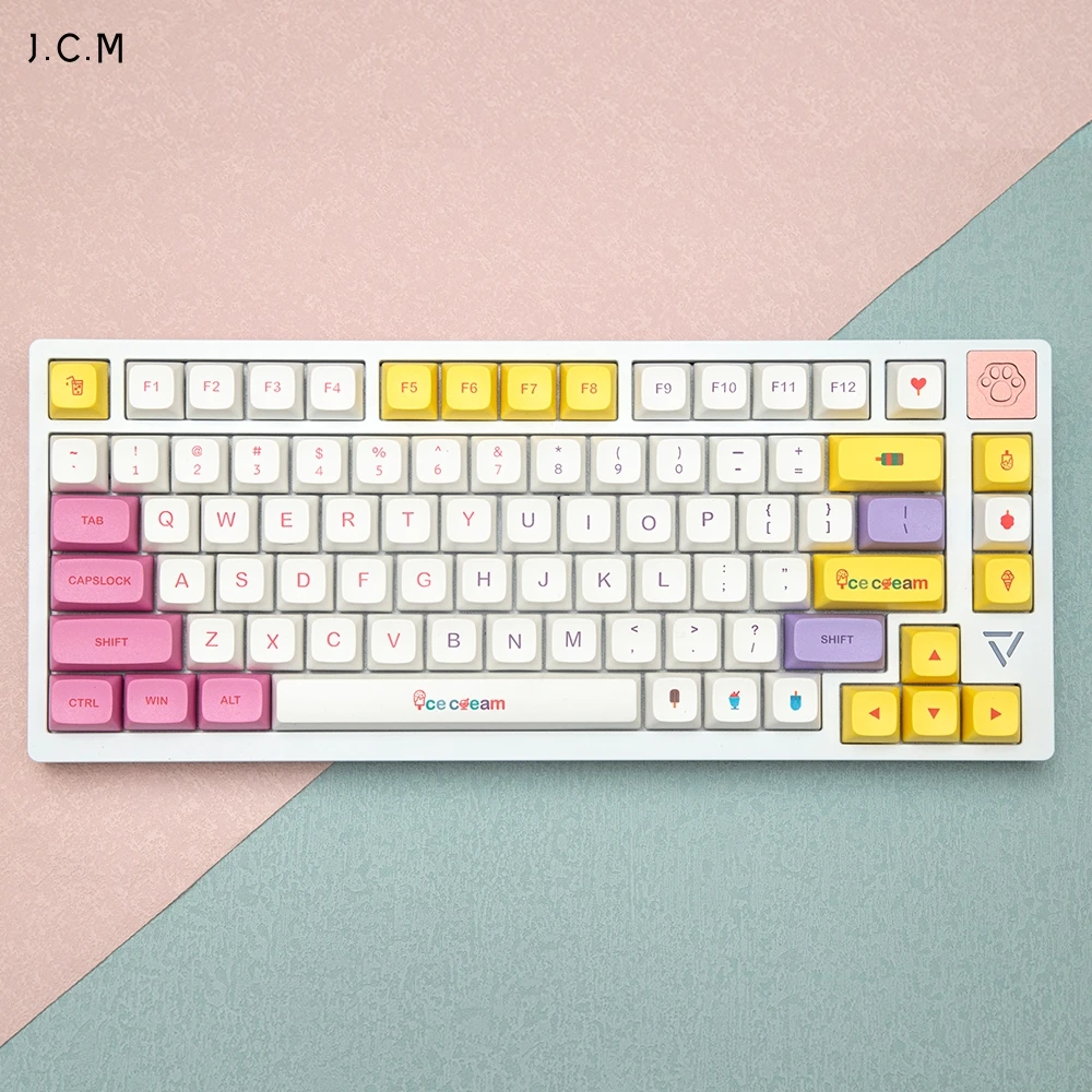 

J.C.M 135 Keys XDA PBT Dye Sub Keycaps For Cherry Mx Switch Gateron Kailh Mechanical Gaming Keyboard Key Caps 61 68 89 82 Layout