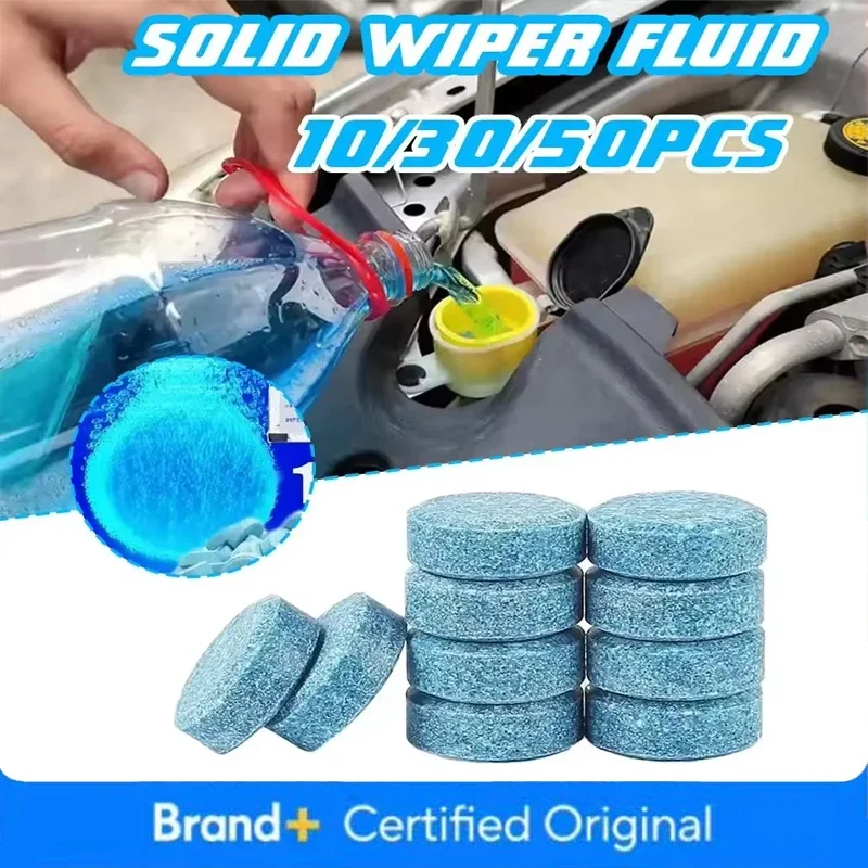 Concentrate Effervescent Car Washer Tablets, Concentrated Windshield Glass Cleaner for Deep Cleaning & Streak-Free Shine Amagi