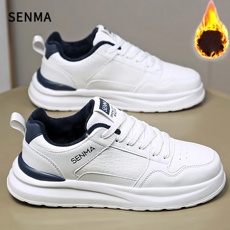 

SENMA Winter Men's Shoes Lightweight and Warm Skateboarding Shoes Casual Shoes Versatile Trendy Walking / Jogging/ Tennis Shoes