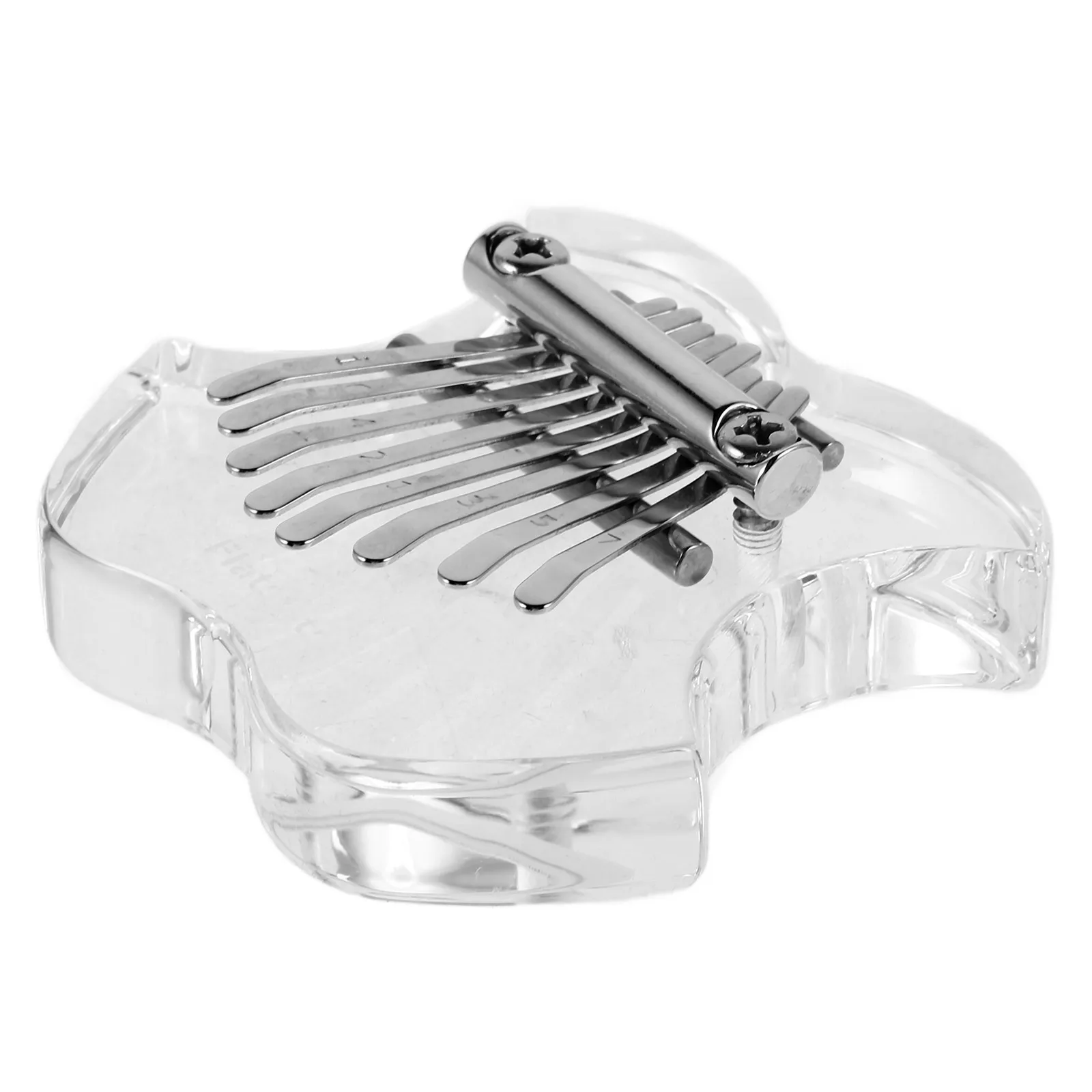 8 مفاتيح صغيرة أكريليك كاليمبا المحمولة شفافة الإبهام البيانو المبتدئين إصبع البيانو أداة عزف موسيقى هدية شفافة كاليمبا