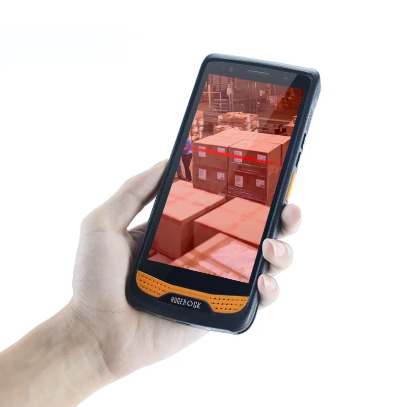 

HUGEROCK R36 Factory 5.5 Inch Android Handheld Industrial Data Collector Wifi 4g NFC Barcode Scanner Rugged Pdas for Logistics