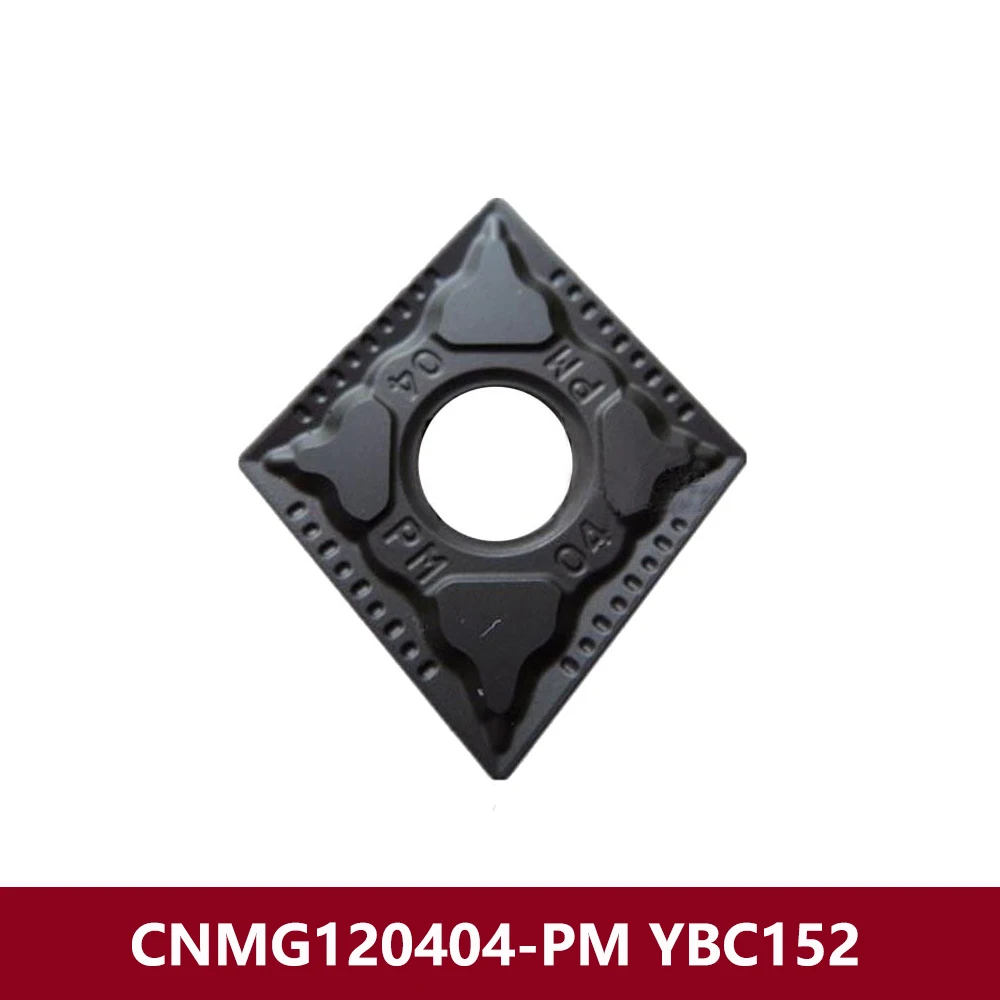 

Original CNMG120404-PM YBC152 CNMG431-PM CNC Lathe Cutter CNMG120404 CNMG 120404 PM Carbide Inserts For Steel CNMG1204 Tool Bar