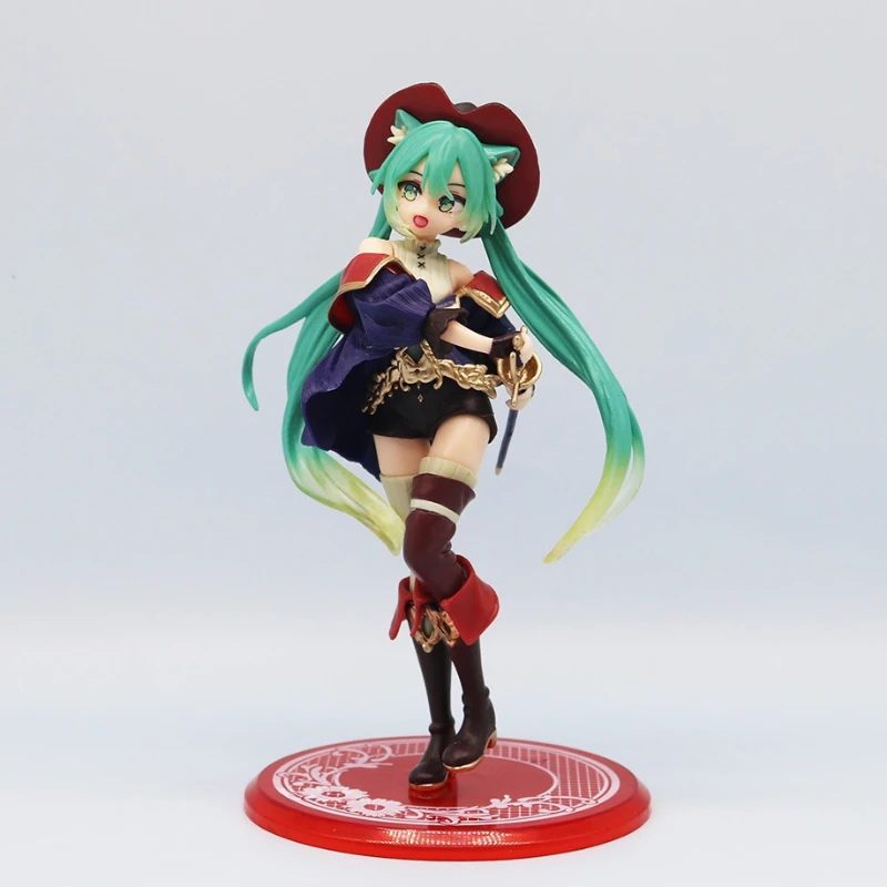 

HATSUNE MIKU 18cm Figure Model Fairy Tale Sailor Suit Anime Girl Decoration
