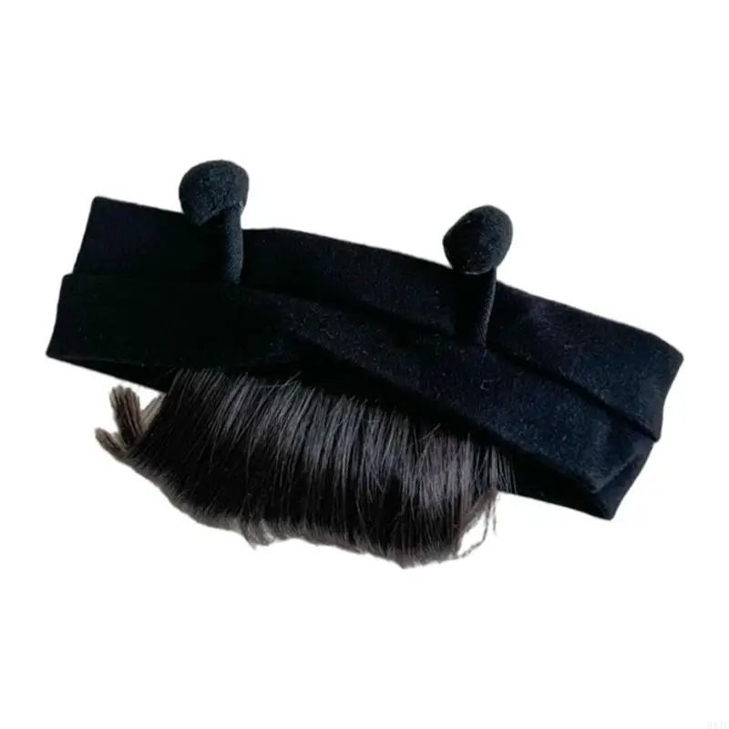 581F modna opaska z peruką dla noworodków, niemowląt nakrycia głowy Cosplay opaska do włosów anteny Decor Hairpiece akcesoria do