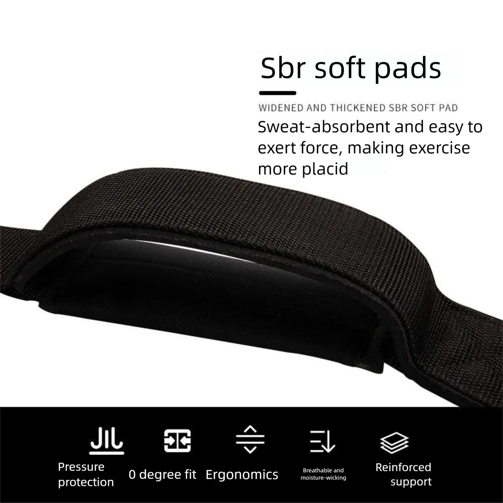 

Anti-Slip Tricep Pull Down Rope Multi-Purpose Muscle Training Cable Attachment Handles Long Double Ring Fitness Tricep Rope