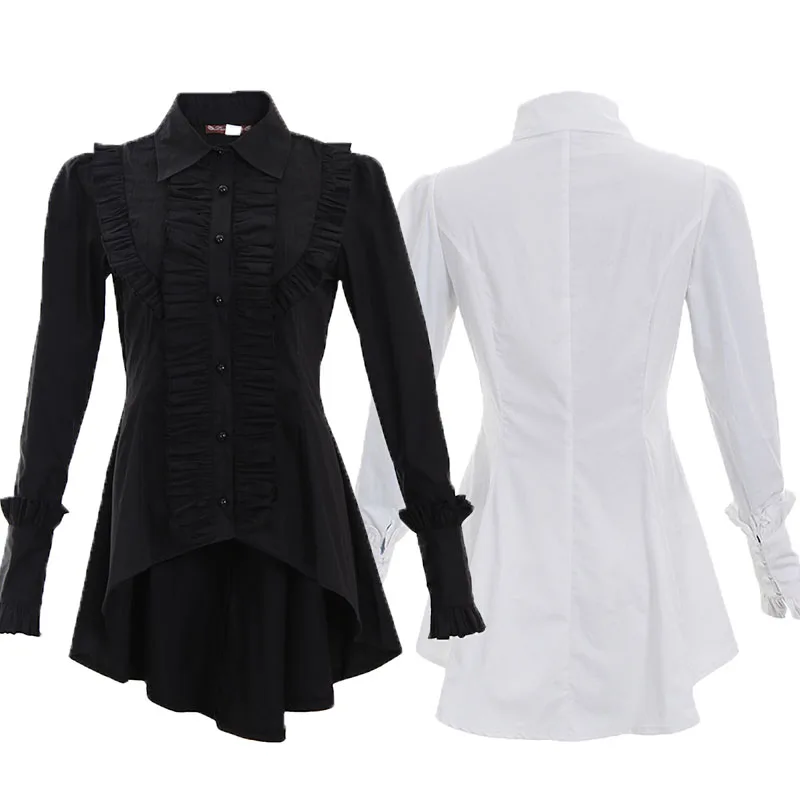 

Блузка Ренессанс Крестьянская женская рубашка с открытыми плечами и рукавами в стиле бохо, стимпанк, пиратский средневековый костюм для косплея, корсет, топ, винтажный