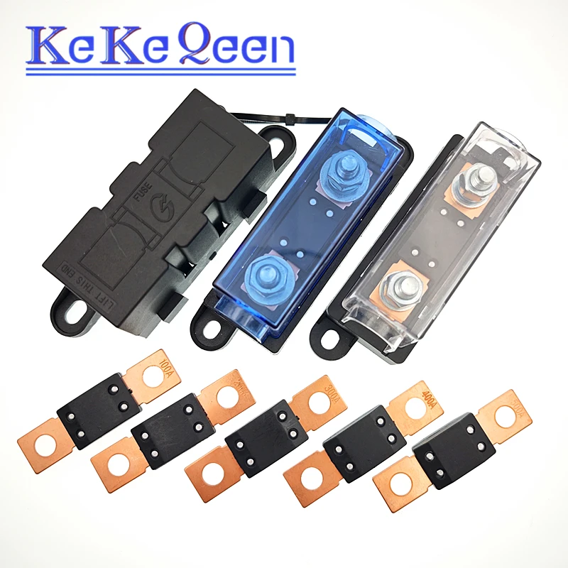 MEGA Auto Fuse Holder 32V 30A-500A 40A 60A 70A 80A 100A 125A 175A 225A 250A 400A BOLT-DOWN SERIES HIGH-CURRENT FUSE HOLDER