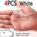 4pcs White
