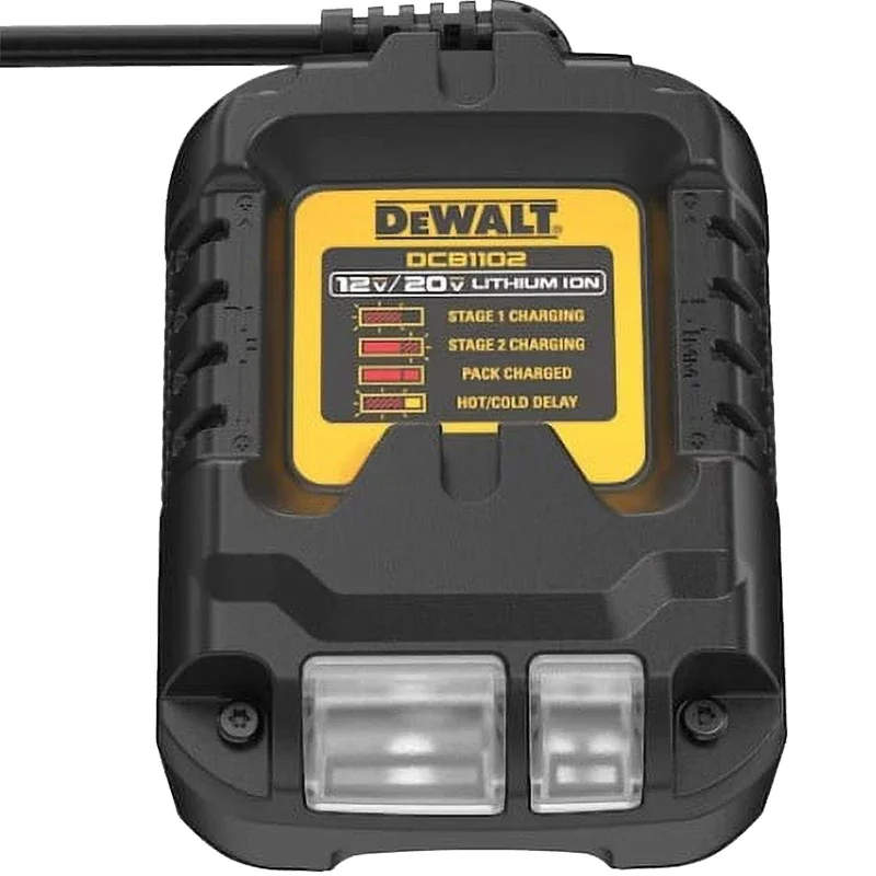 DEWALT DCB1102 12V MAX*/20V MAX*/FLEXVOLT ®   ŁADOWARKA 2 AMP Przenośna, stabilna ładowarka wyjściowa Akcesoria do elektronarzędzi