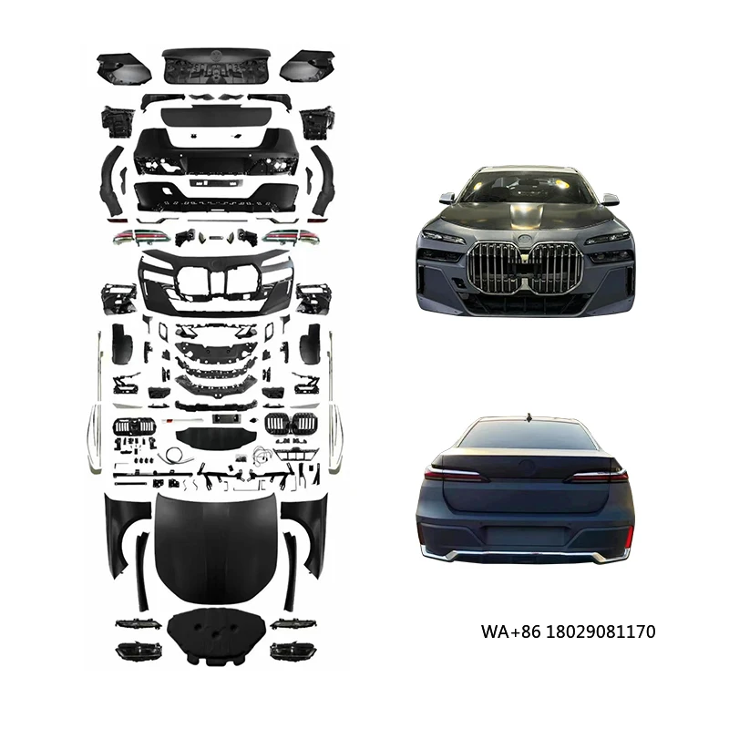 

2023 G70 M Спортивный комплект кузова для 7-й серии 2009-2015 F02 Новое состояние Передний бампер Противотуманные фары Вырезы Задняя модификация Обновление