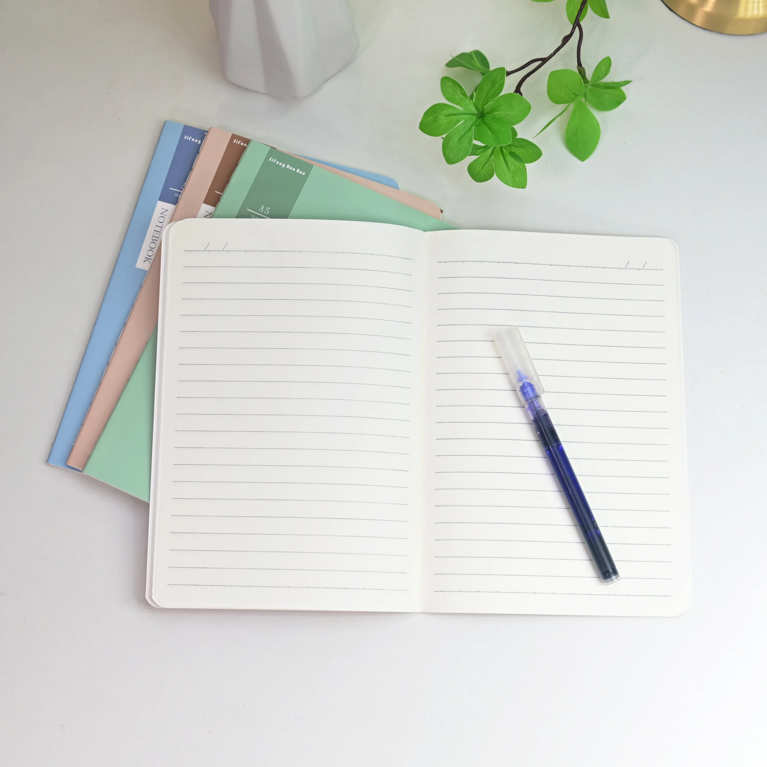 4pcs A5 Notebook A5 Journal Notebook Journal Book Cover Diary Daily Office School Student Notepads Memo Pads Mini Notepad Pocket