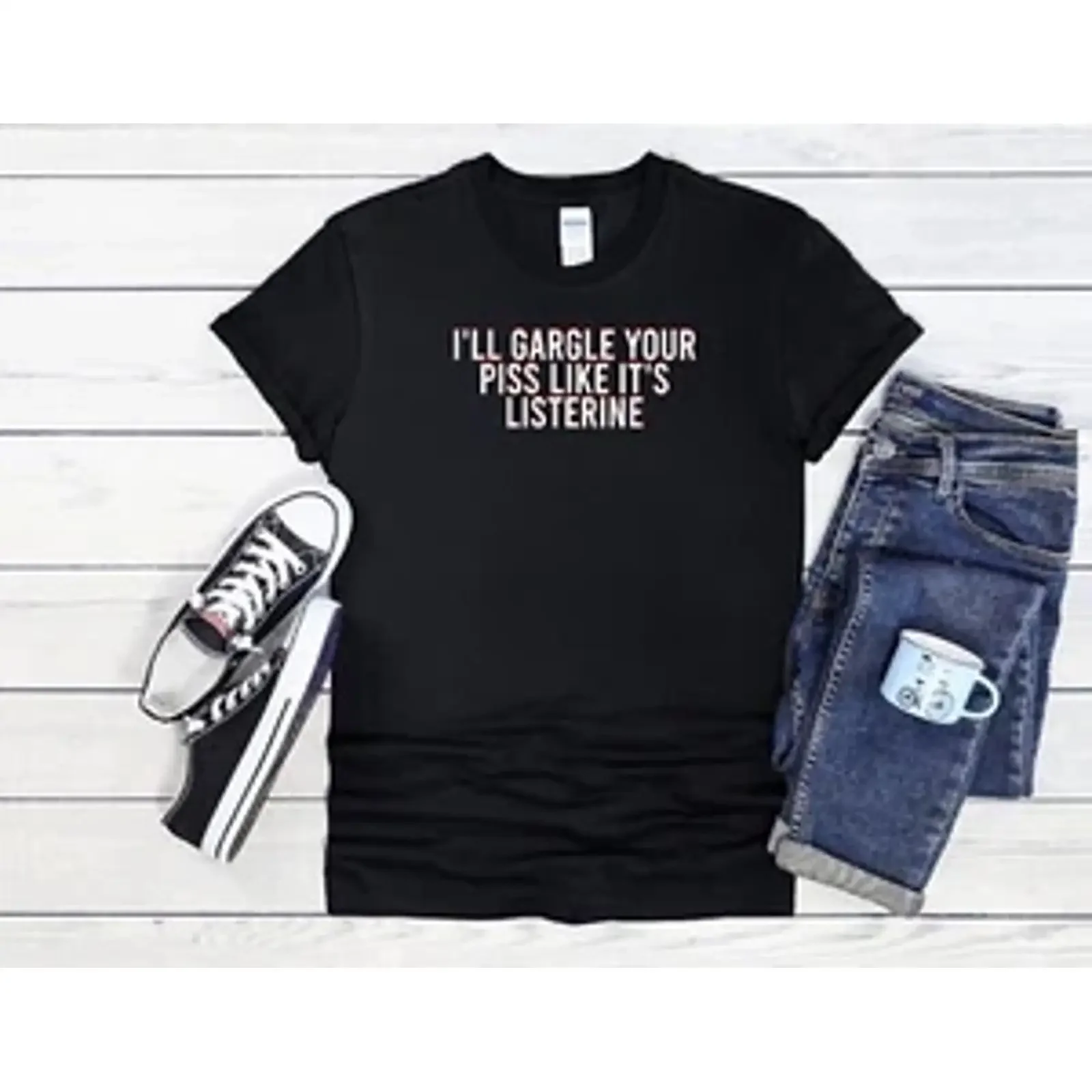 I'll Gargle Your Piss Like Cool  T Shirt Baseball 3919 vintage Washed Breathable streetwear Comfortable graphic Casual homme