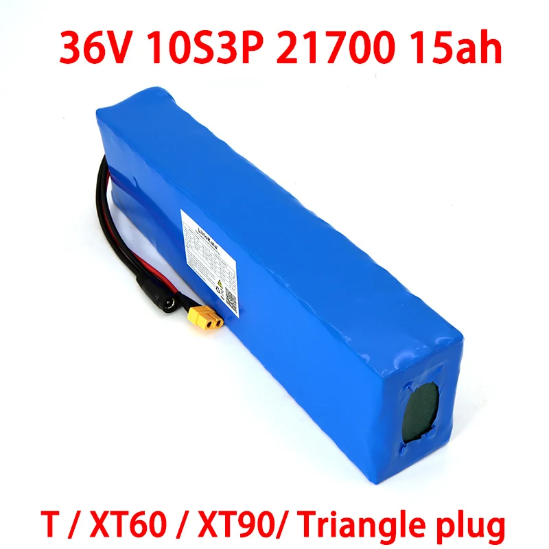 36V 15Ah battery 21700 10S3P battery pack 500W high power batteries 42V 15000mAh with BMS