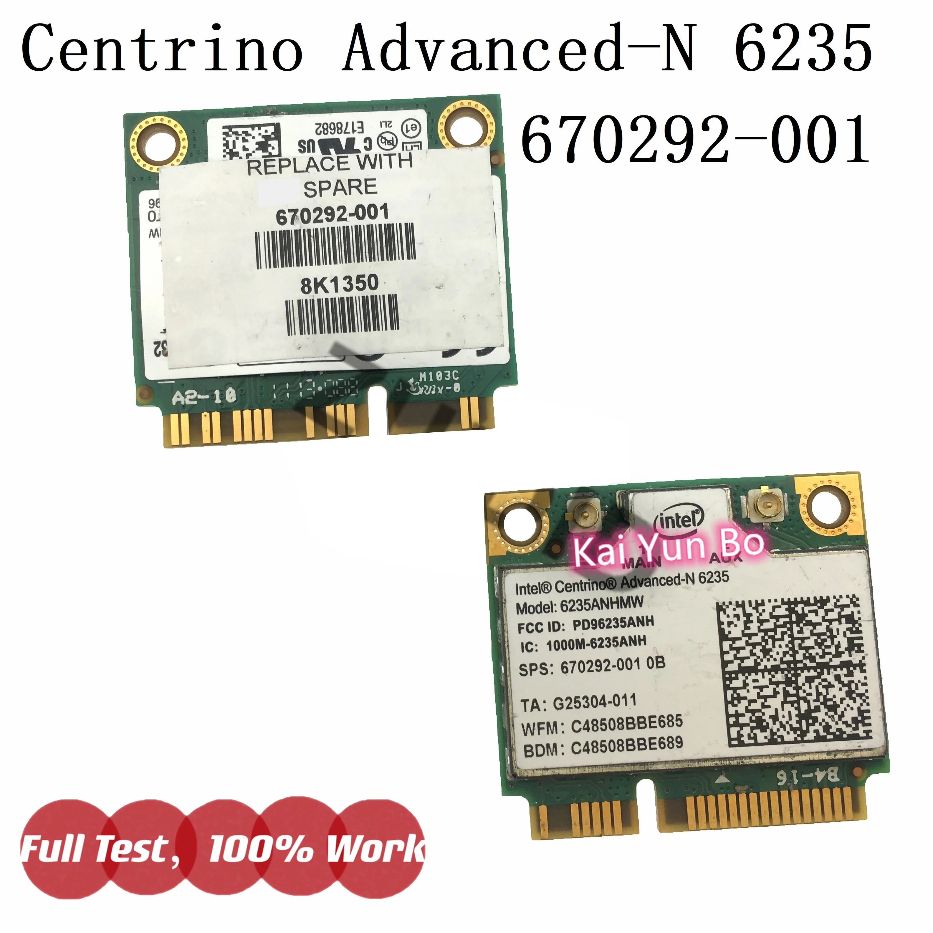 Для ноутбука Samsung 700G 770Z NP700Z7C 550P NP550P7C HP 810 G1 Advanced-N 6235, двухдиапазонная Wi-Fi-карта + BT 4,0 6235ANHMW 670292 -001