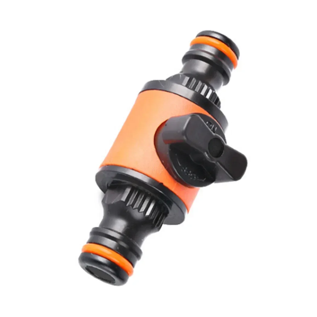 Gartenschlauch-Absperrventil 2 Stück 16mm Schnellkupplung Inline-Wasserhahn-Anschluss Bewässerung Gartenbedarf – Detail 6