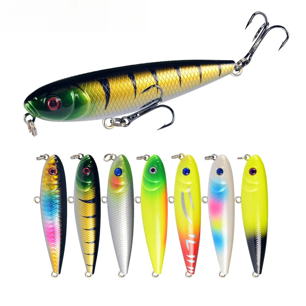 1 Stück Wobbler 8cm 9g Schwimmender Pencil-Köder Künstlicher Köder Salzwasser-Spinnköder Professionelles Schleppangel-Zubehör