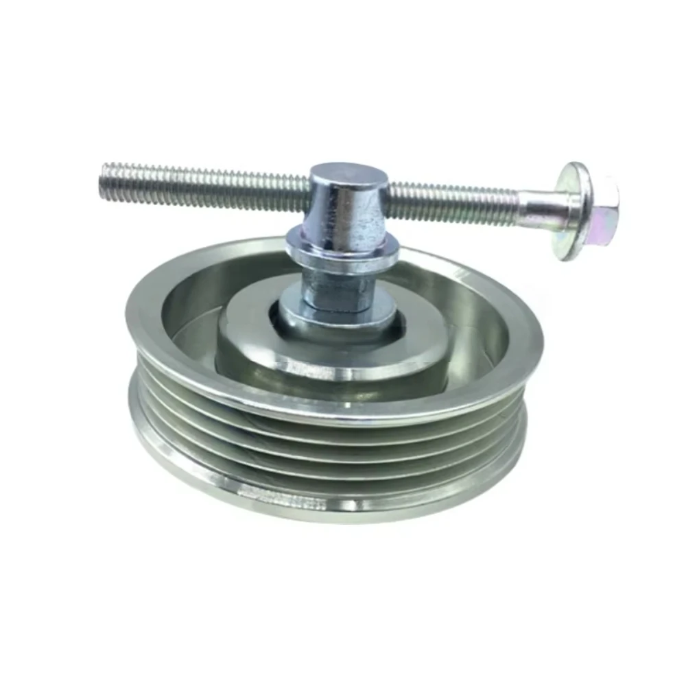 

Excavator Belt Tensioner 2107-6004B Idler Pulley air Conditioner for DH220-5 DH225-9 Air Conditioning Belt 4PK 2107-6004B