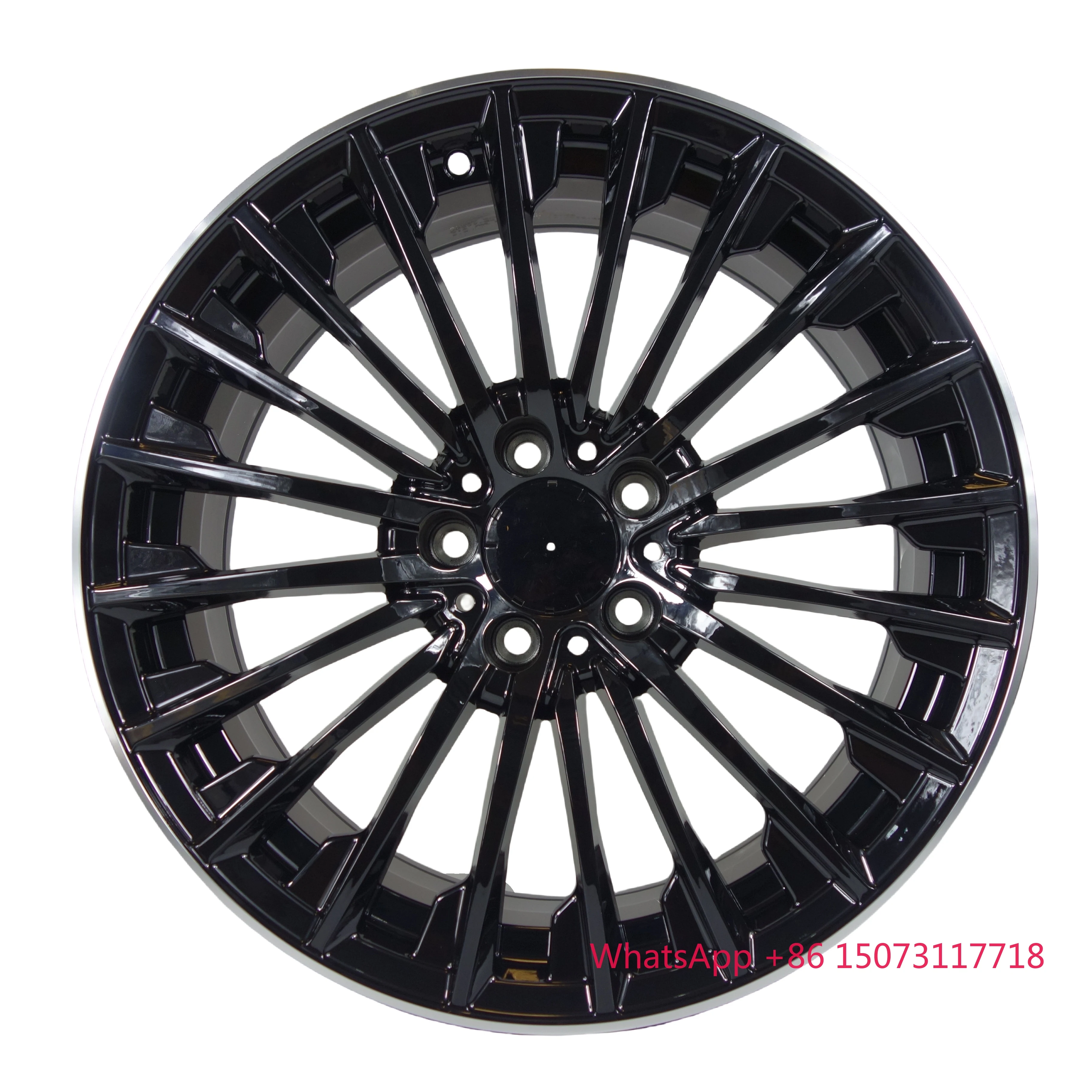 

A/C/E/S Class /W251/W213/W205/W206 W177 Flow Forming Passenger Car Wheels with Black Machined Face and Lip