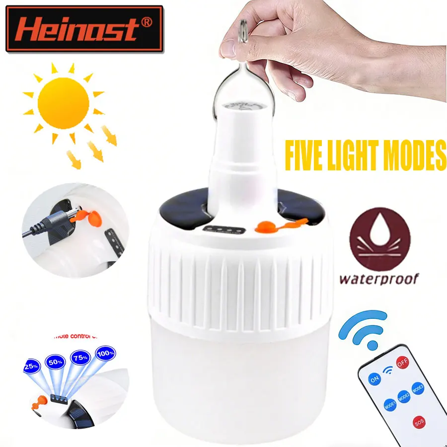 

Портативные фонари, перезаряжаемый светодиодный светильник для кемпинга, солнечный рабочий свет, подвесной светильник для палатки, поисковые фонари для кемпинга, аварийная лампа