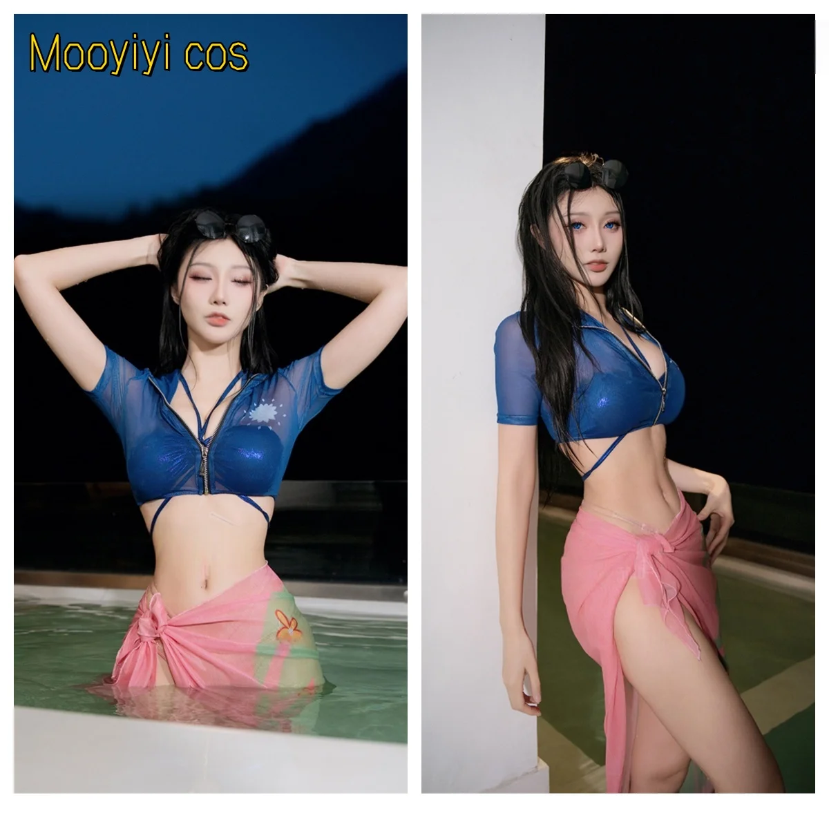 

New swimsuit Nico cos Robin Cosplay Costume Halloween Christmas Role Playing Party Comic Exhibition In Stock S-XL Sakura Costume