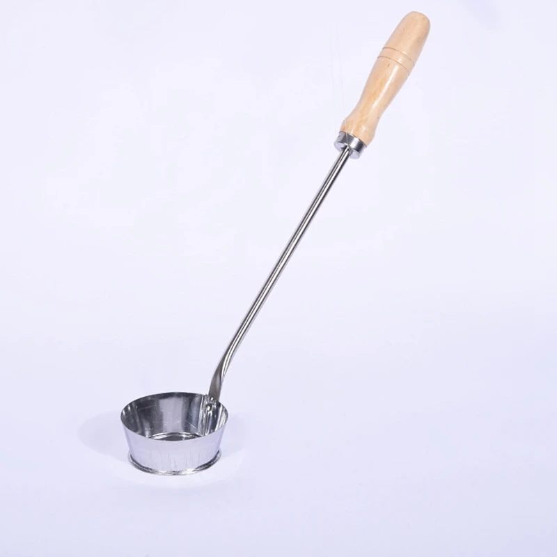 A226Z~Stainless Steel Kitchen Cake Making Mold Meat Patty Mold Household Manual Fried Meat Spoon
