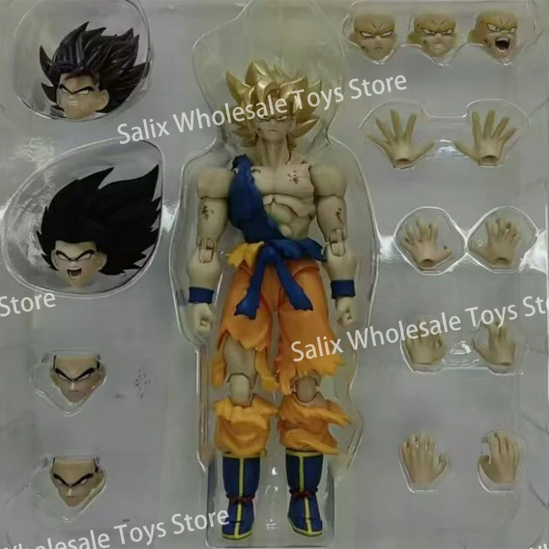 Dragon Ball ในสต็อก Black Hole ของเล่น Super Saiyan Z Shf Ssj Furious Hero Son Goku อะนิเมะ Action Figure ของขวัญของเล่นที่กําหนดเอง