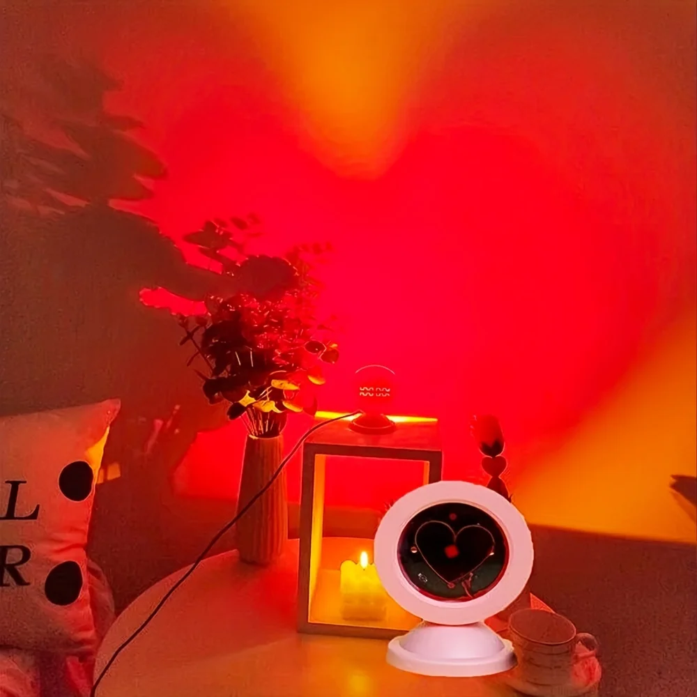 LED heart shaped indoor ambient light for home decoration, living room, Christmas decoration, desk, wall decoration, party