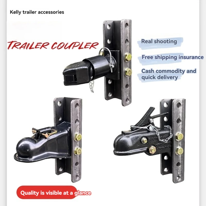 Coupler Trailer Ball Cover Connector Trailercoupler Adjustable Buckle Cover House Car Modification Accessories