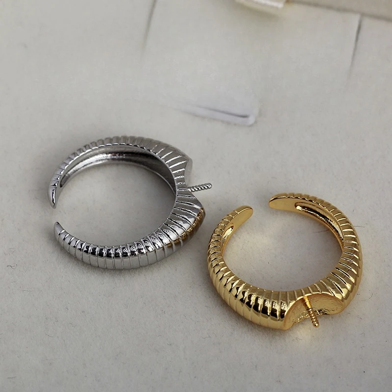 

5pcs Adjustable Gold Plated Pearl Ring Settings Findings & Accessories-for Jewelry Making Bulk Wholesale Craft Supplies 10-12mm