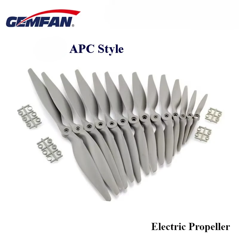 Hélice électrique en nylon et fibre de verre Gemfan APC - 5050 6040 7050 7060 8040 8060 9045 9060 1050 1155 1260 1710