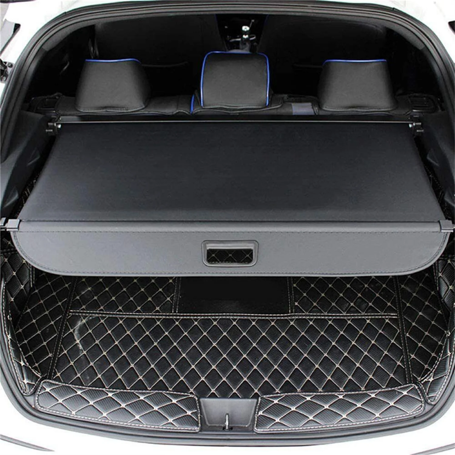 for Toyota C-HR CHR 2016-2022 Car Retractable Rear Trunk Cargo Cover Security Shield Shade Luggage Cover 1Set