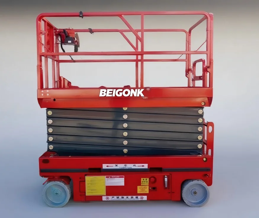 Mobile Self-propelled Scissor Manlift 6m 8m 10 m 12m 14m High Platform Hydraulic Load 450kg Electric Scissor Lift