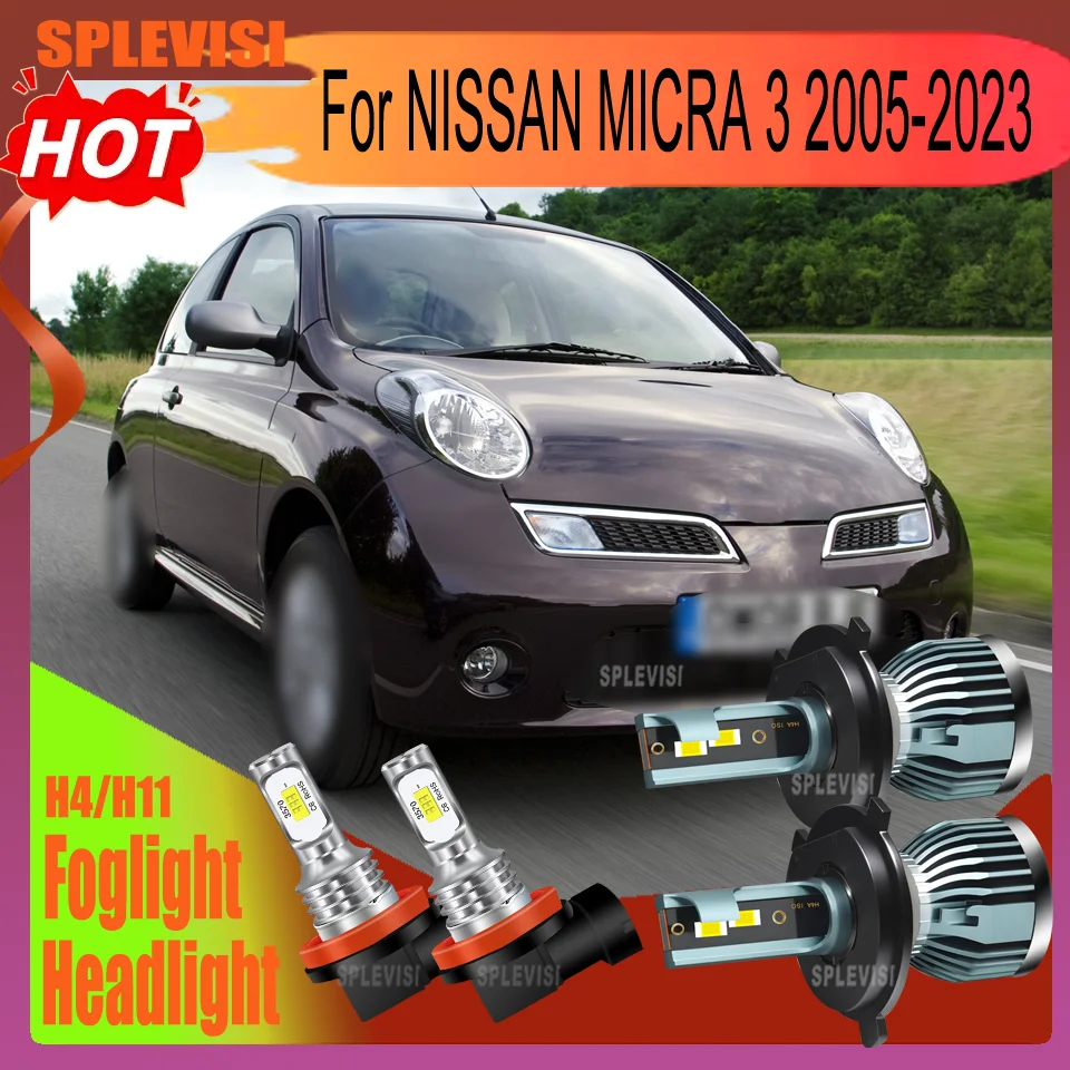 

Водонепроницаемая противотуманная фара IP68, Plug and Play для NISSAN MICRA 3 2005 2006 2007 2008 2009 2010 2011 2012 2013 2014 2015-2023