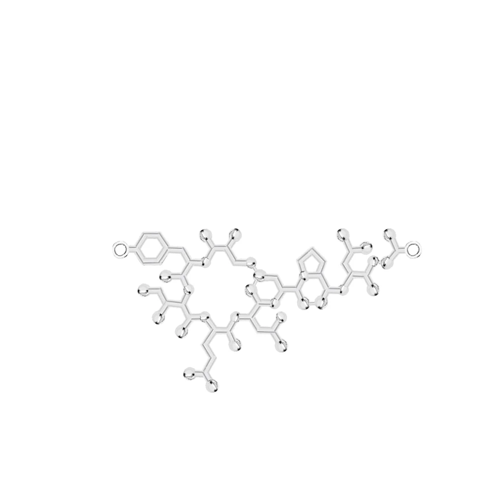 

Oxytocin Molecule Jewelry Made By Hand Science Pendant DIY Making Charm Accessories Finding Gift For Women