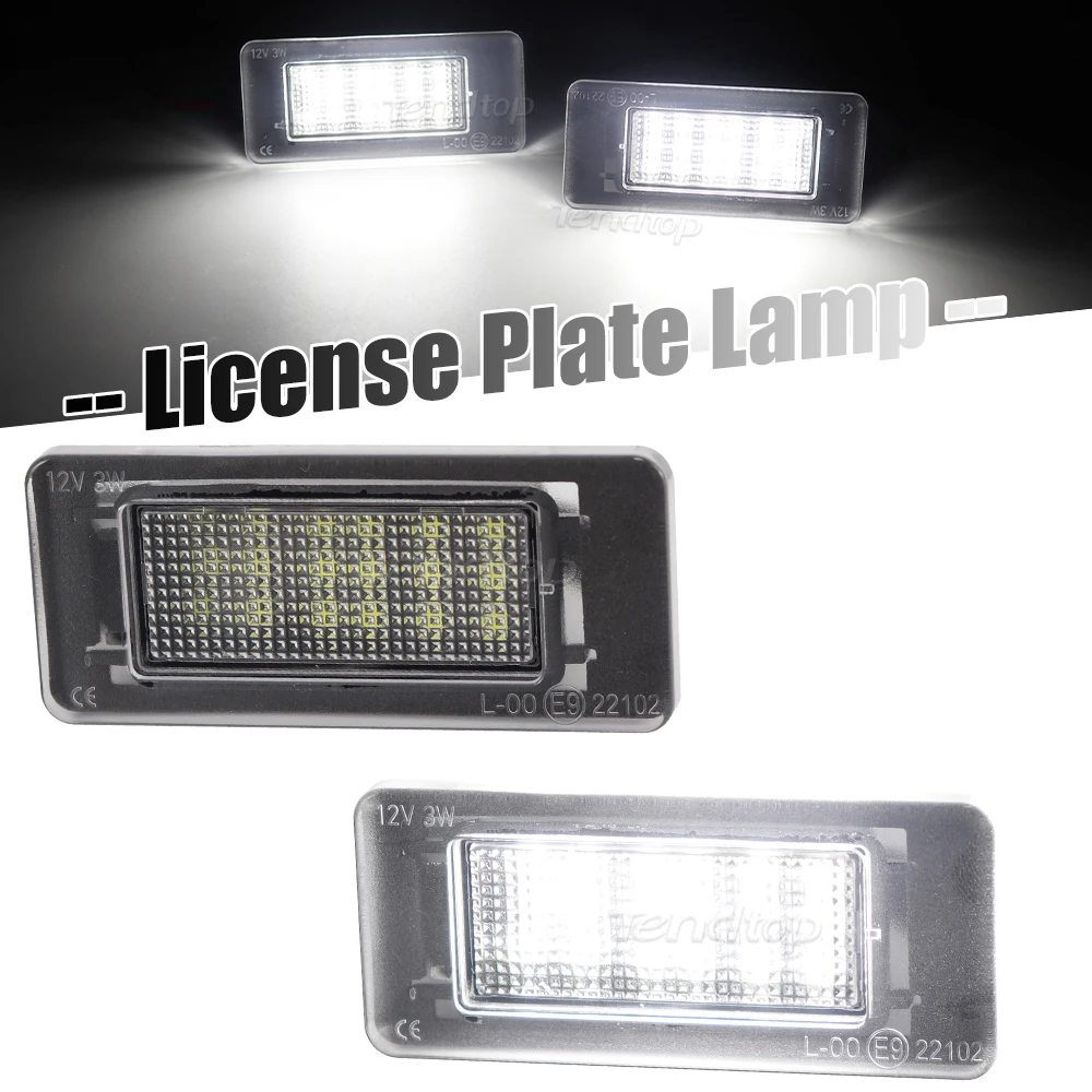 For Dacia Duster for Nissan Altoma L34 Serena C27 for Suzuki Landy White LED License Number Plate Light Lamp