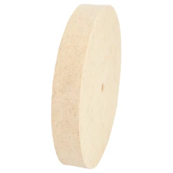 For Rotary Tool Polishing Wheel Wool Felt Polisher Buffing Pad Disc Beige 25mm 150mm Practical New High quality
